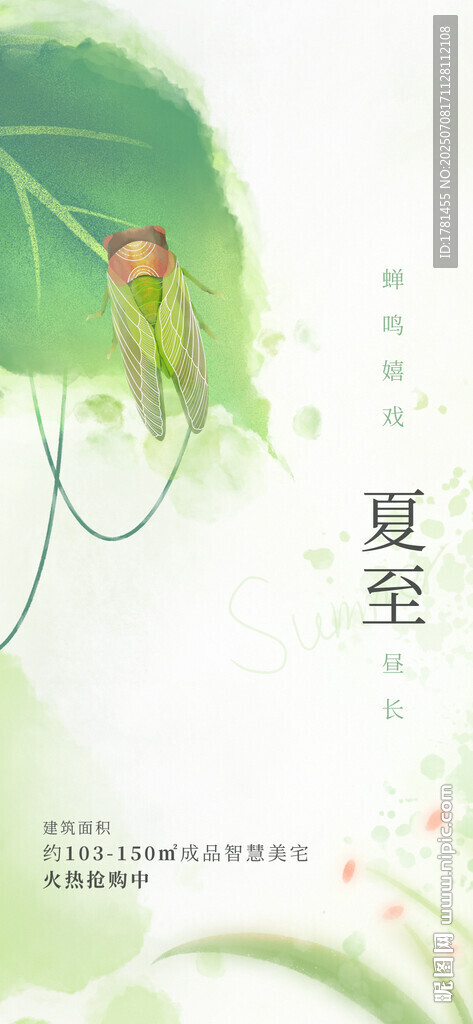 夏日綠意中的可愛小生靈