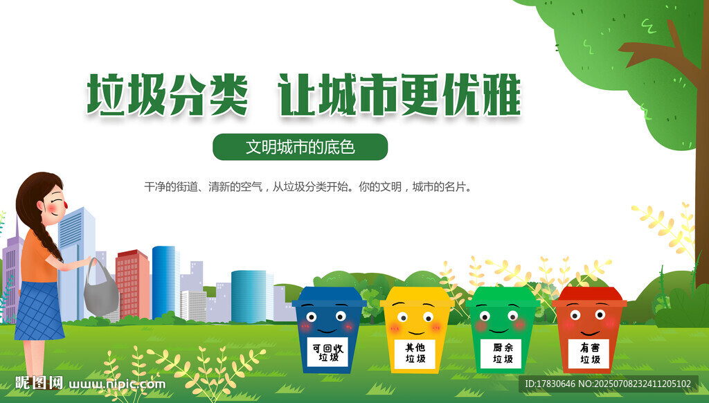 垃圾分類讓城市更美好