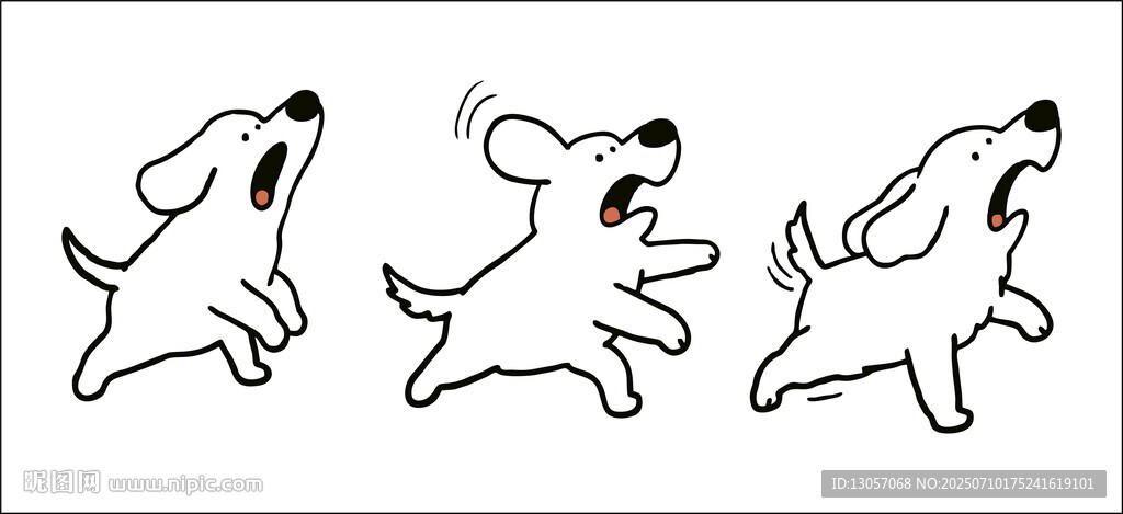 奔跑的小狗動態(tài)圖