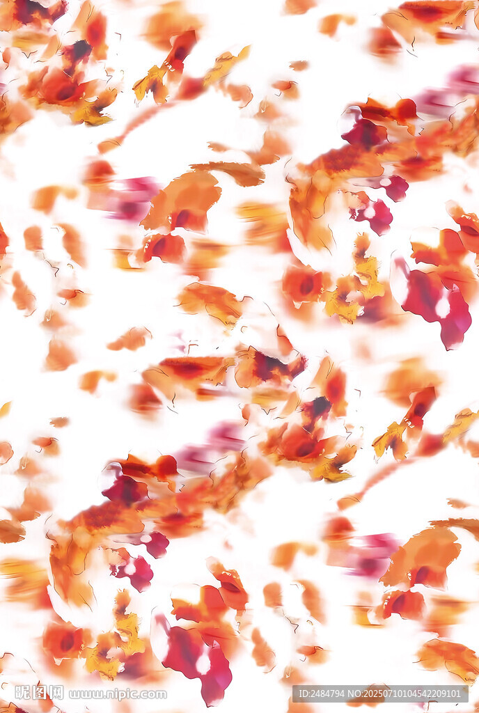 水彩風(fēng)格花卉圖案背景