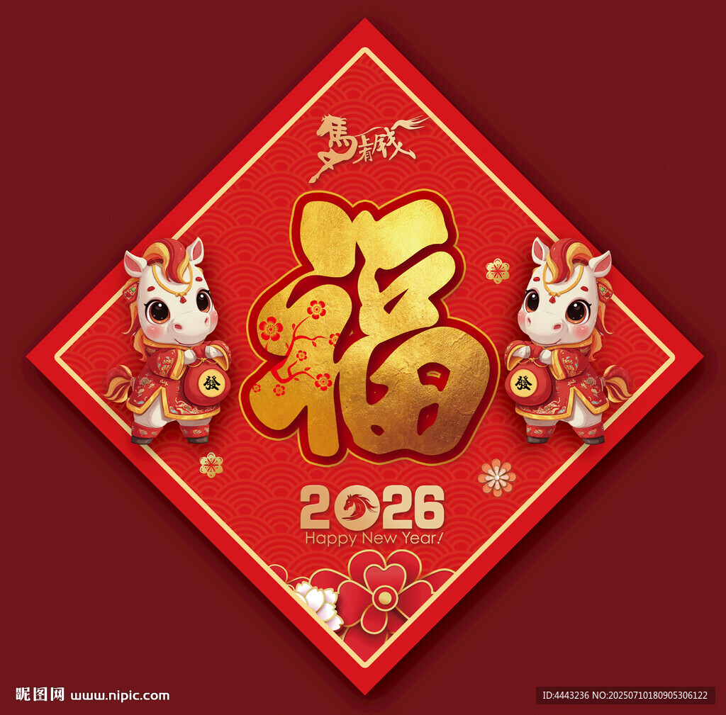 2026馬年福字