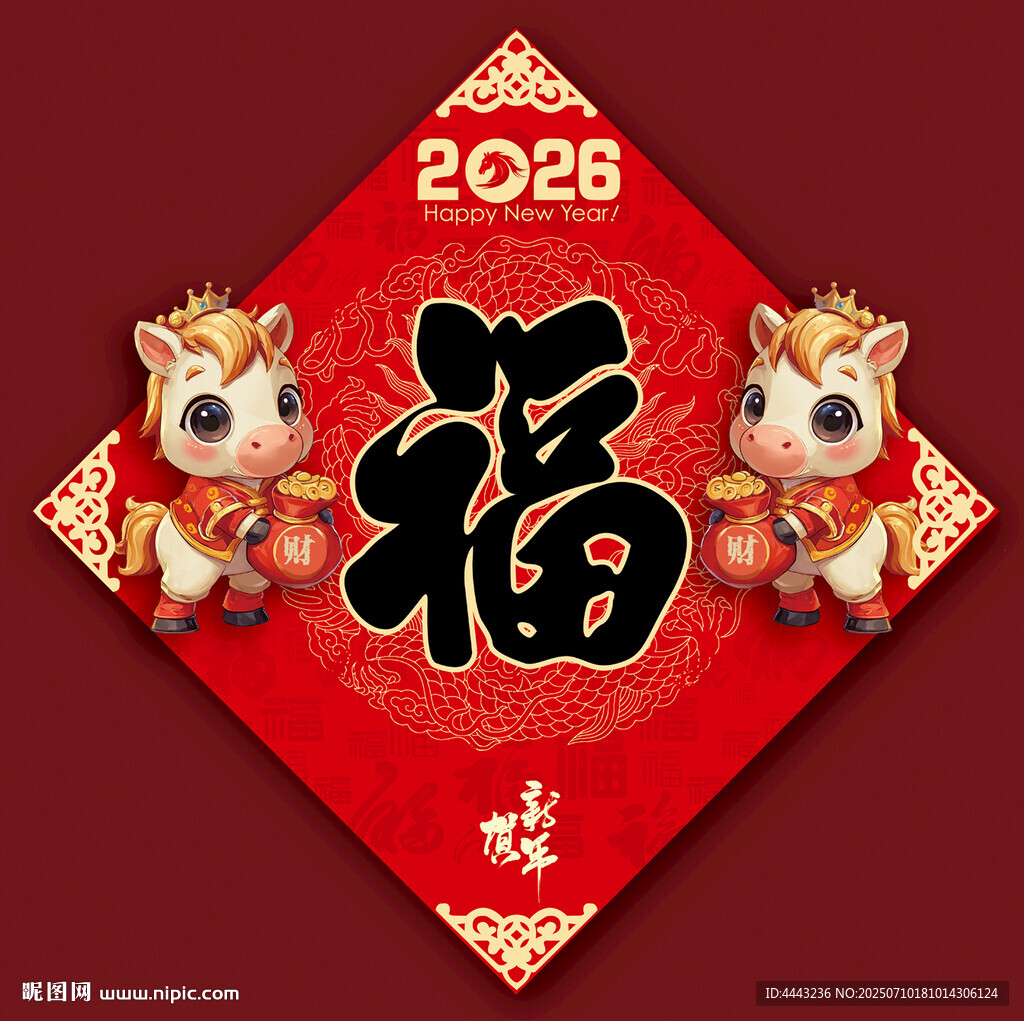 2026馬年福字