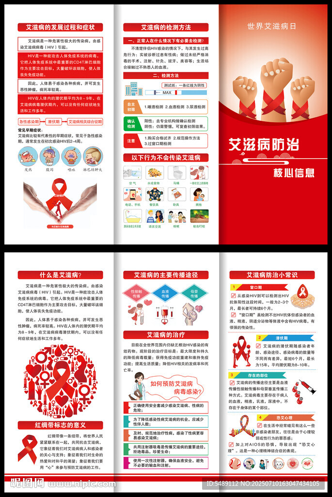 艾滋病折頁