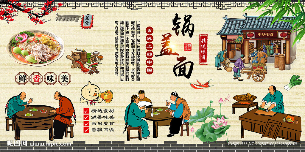 鍋蓋面