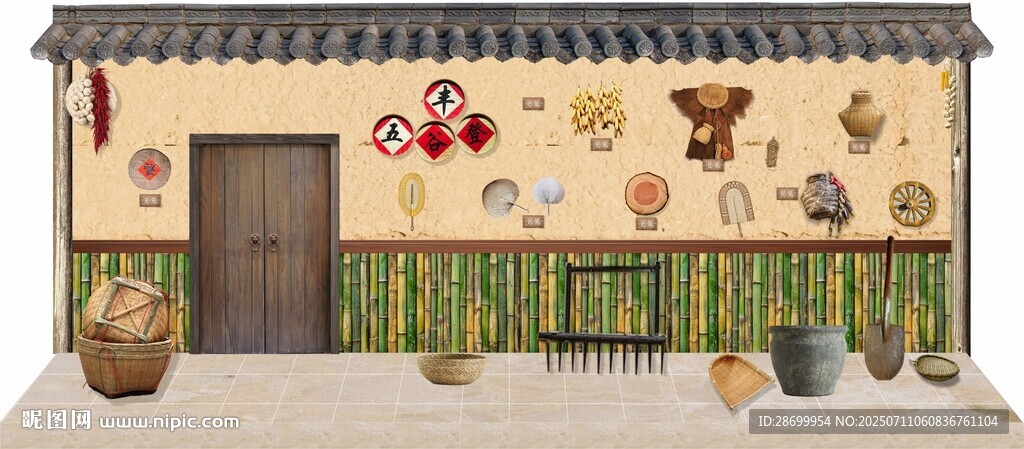 中式傳統(tǒng)小屋模型