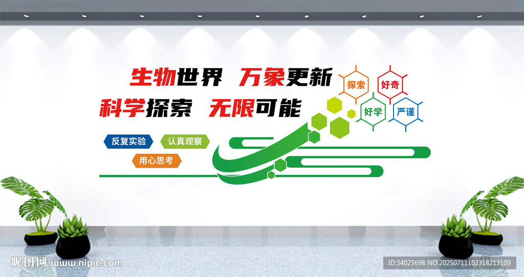生物文化墻