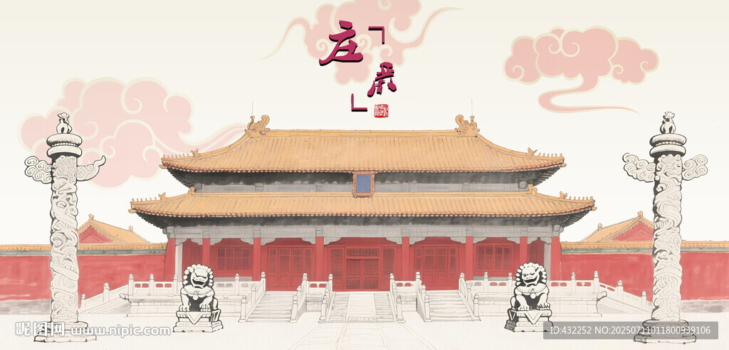 故宮古建筑華表