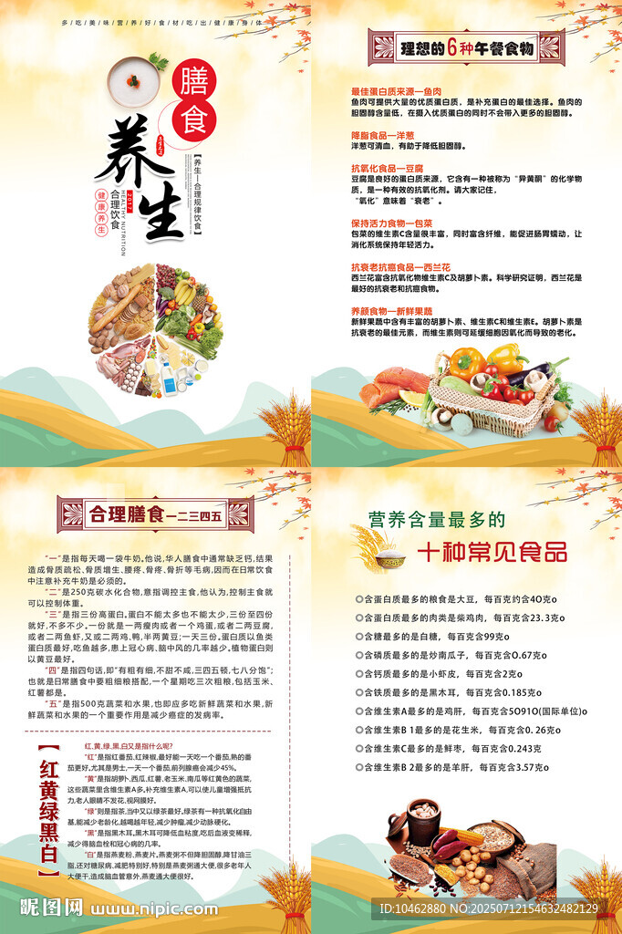 中醫(yī)養(yǎng)生食譜合理膳食營(yíng)養(yǎng)食譜