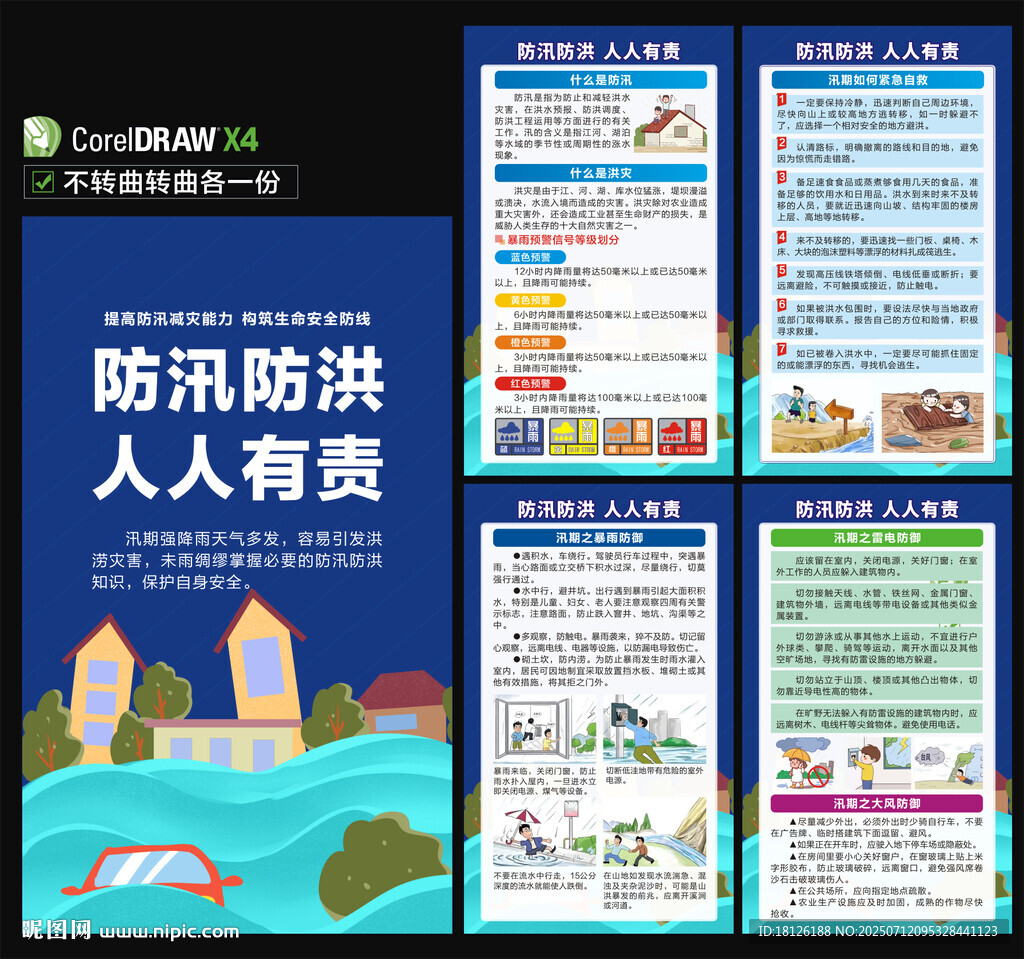防洪防汛海報(bào)