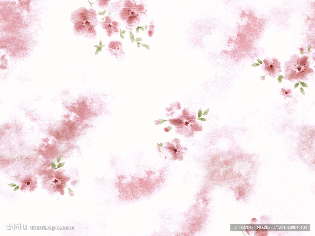 扎染小花
