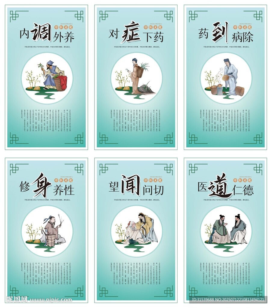 中醫(yī)系列文化展板