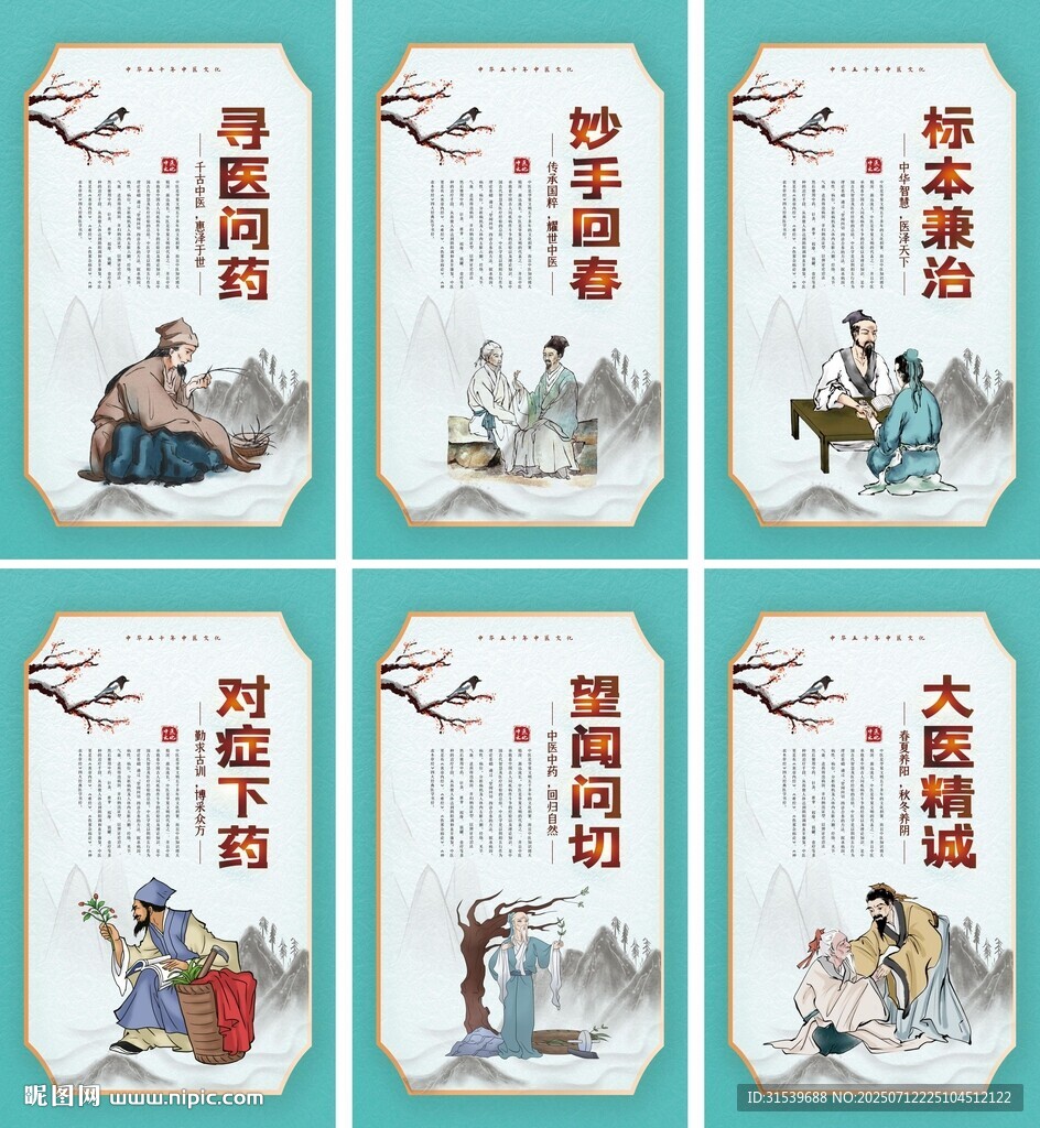 中醫(yī)文化醫(yī)療展板