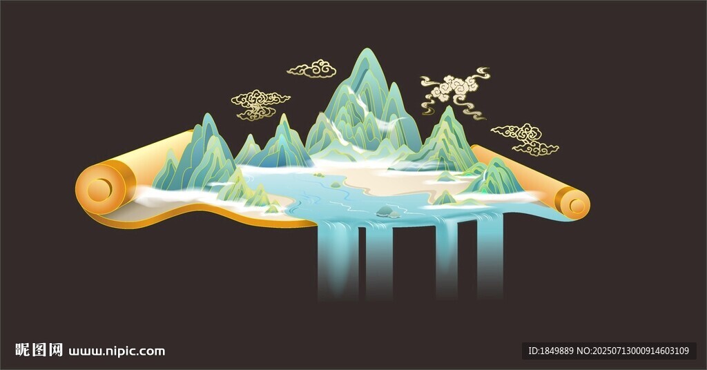 中國(guó)風(fēng)山水