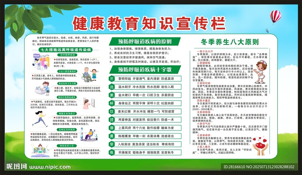 健康教育知識(shí)宣傳欄