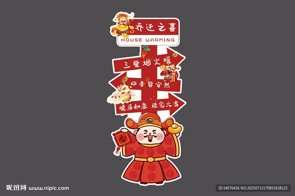喬遷宴指示牌