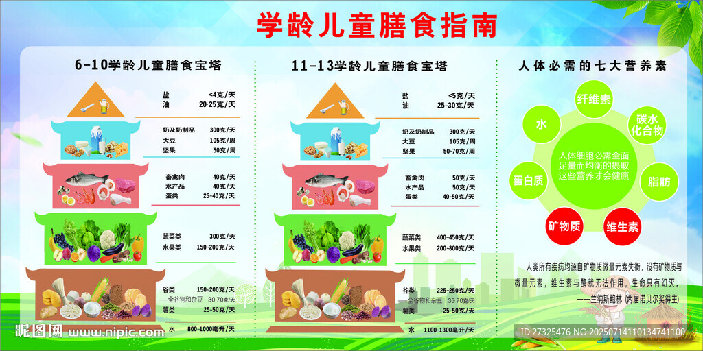 學(xué)齡兒童膳食指南