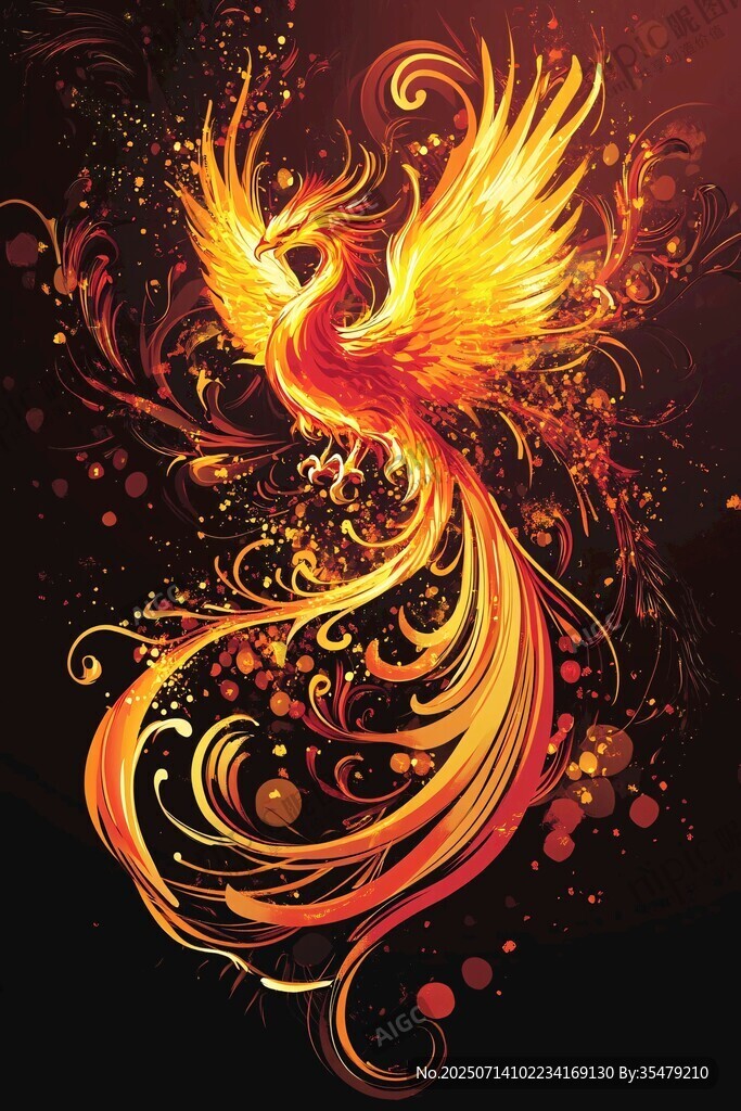 火焰鳳凰 華麗的神秘幻獸