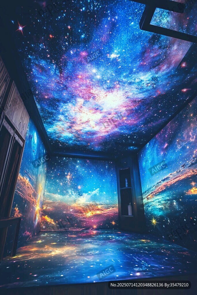 夢(mèng)幻星空主題室內(nèi)空間