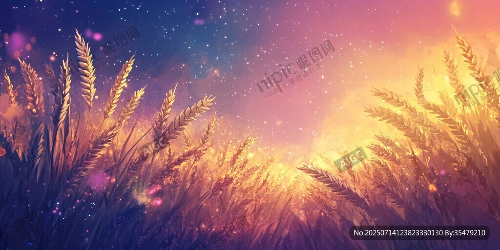 夢(mèng)幻麥田與璀璨星空