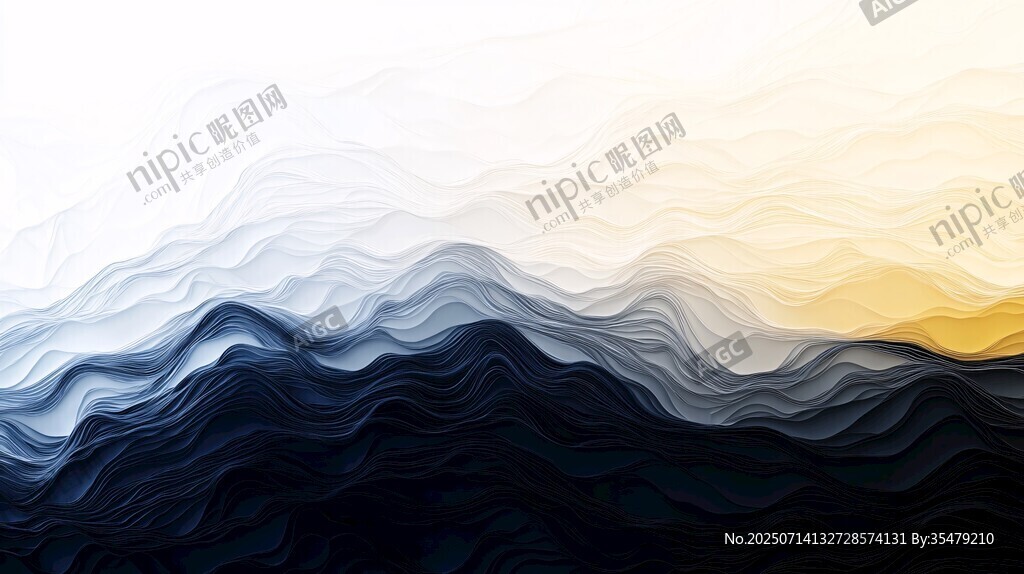 抽象山水漸變藝術(shù)背景圖
