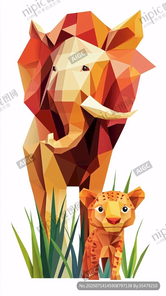 大象與獵豹的奇幻同框