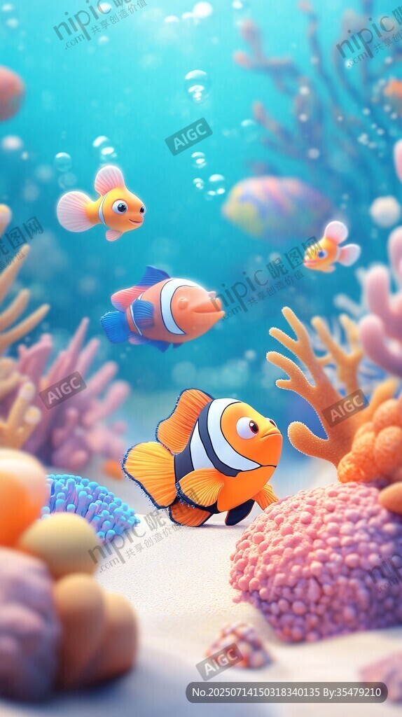 海底歡樂小丑魚的奇妙世界