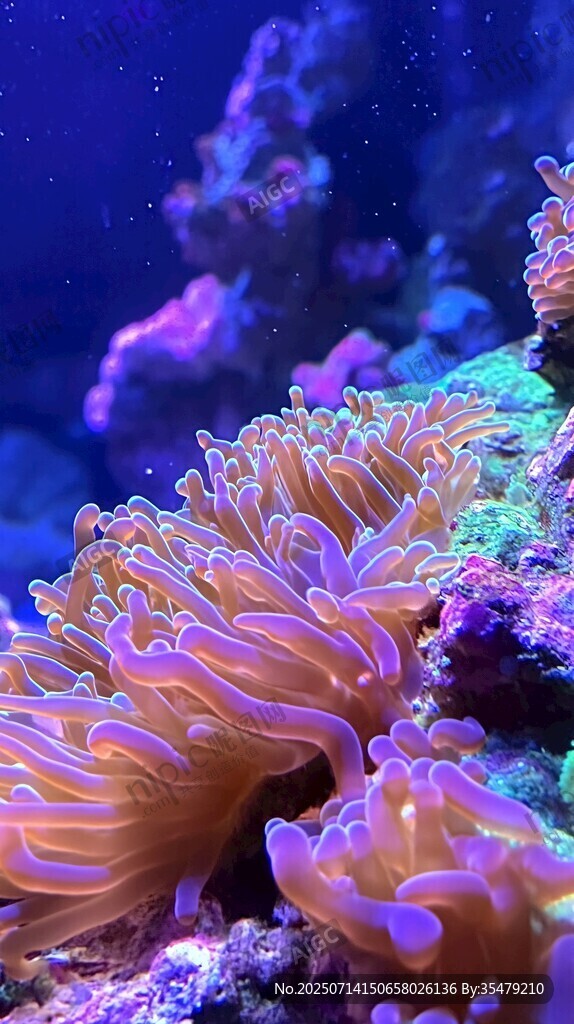 夢幻絢麗的海底珊瑚景觀