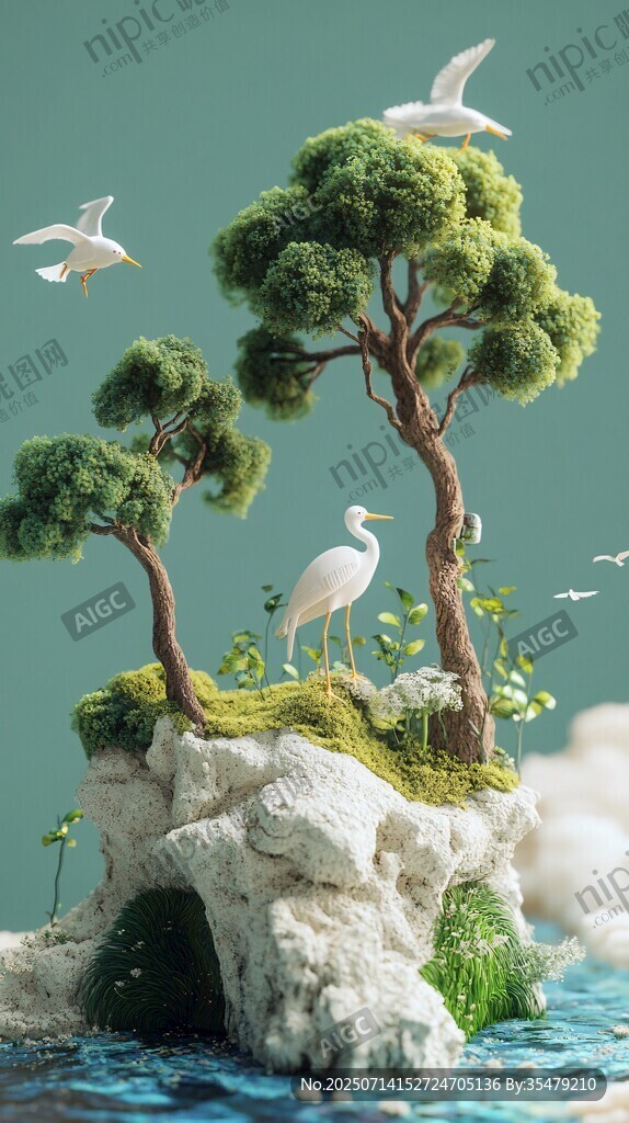 迷你生態(tài)島 飛鳥綠植相伴