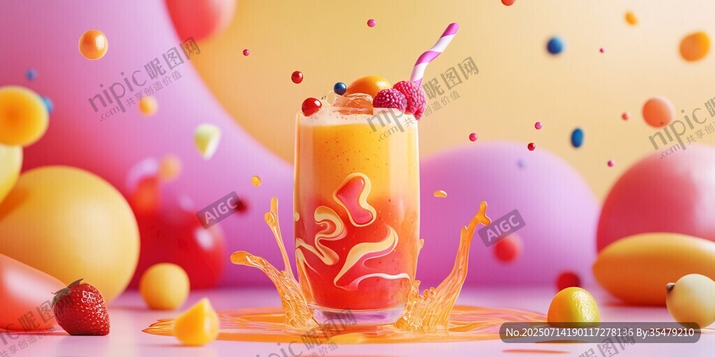 活力繽紛水果冰飲