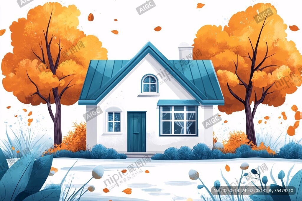 秋日溫馨小屋