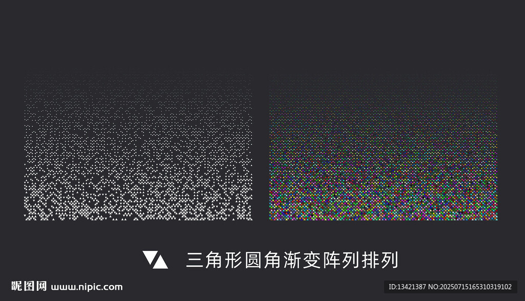 三角形漸變?cè)朦c(diǎn)特效紋理背景圖