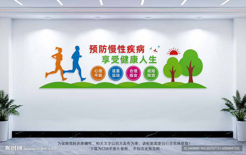 預防慢性疾病文化墻