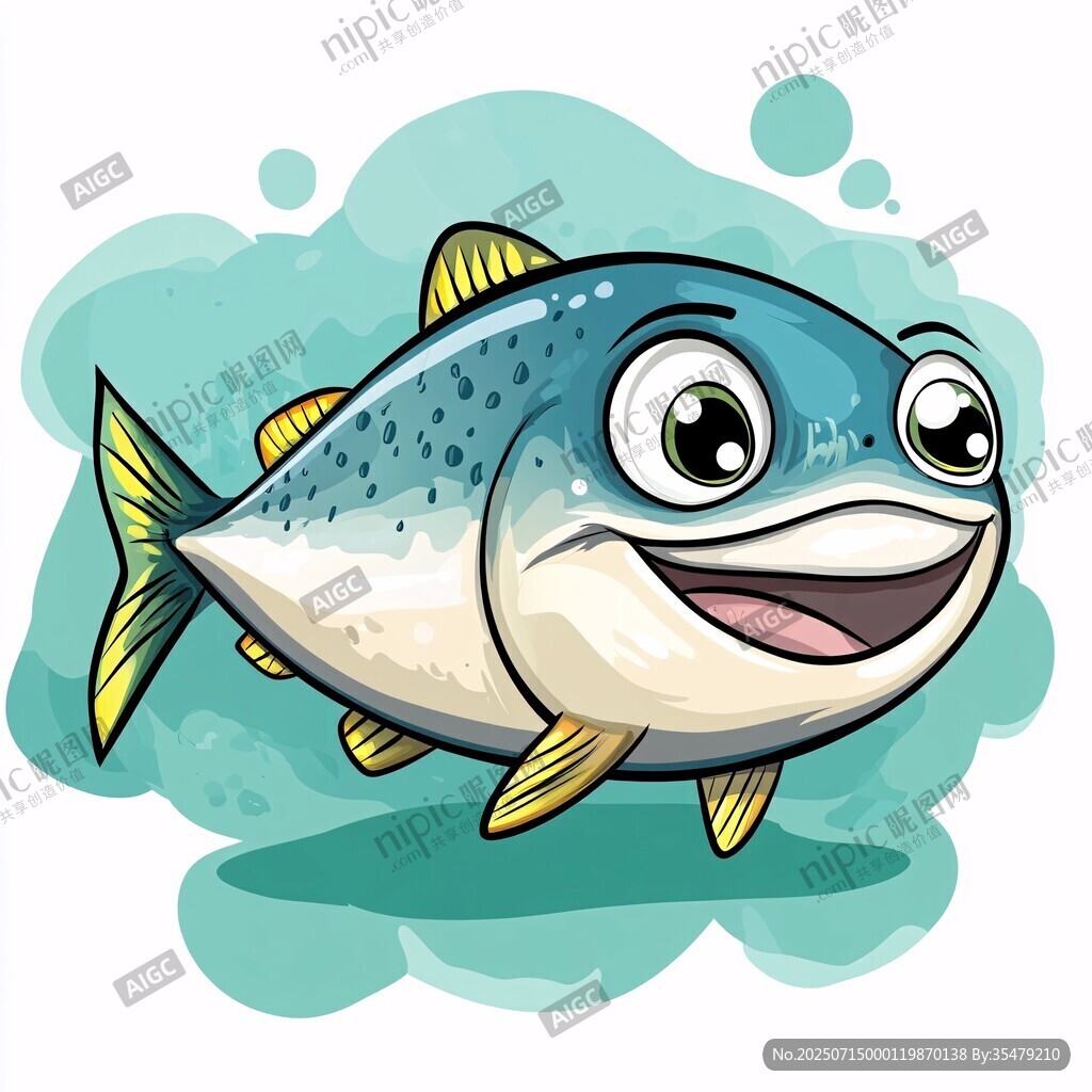 快樂卡通魚 暢游夢幻水底