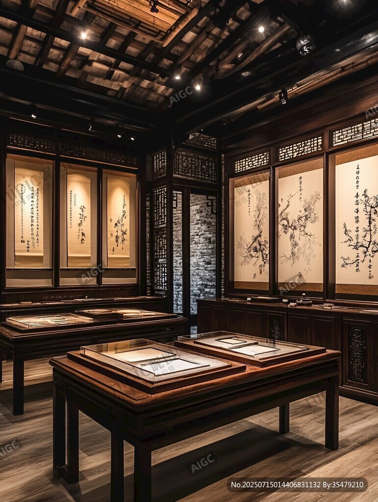 中式書房 古韻墨香展風華