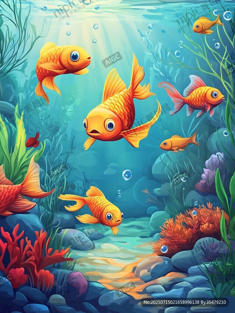 海底金魚(yú)的夢(mèng)幻世界