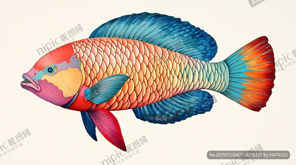 五彩斑斕的夢(mèng)幻觀賞魚