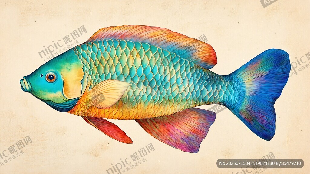 五彩斑斕的夢(mèng)幻觀賞魚