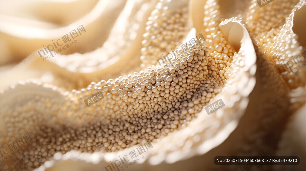 細(xì)膩紋理的褶皺織物特寫