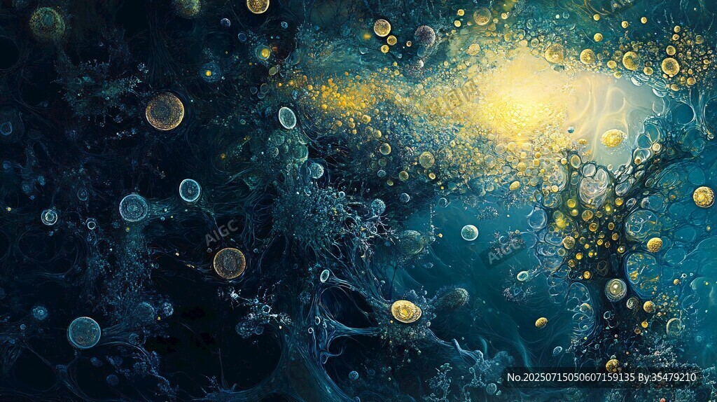 夢(mèng)幻宇宙氣泡藝術(shù)圖景