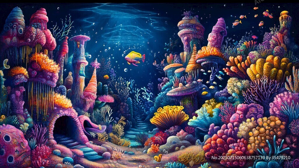 夢(mèng)幻海底珊瑚奇幻世界