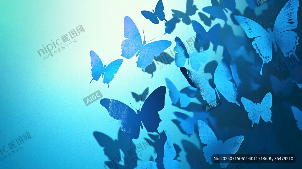 夢幻藍(lán)蝶群舞