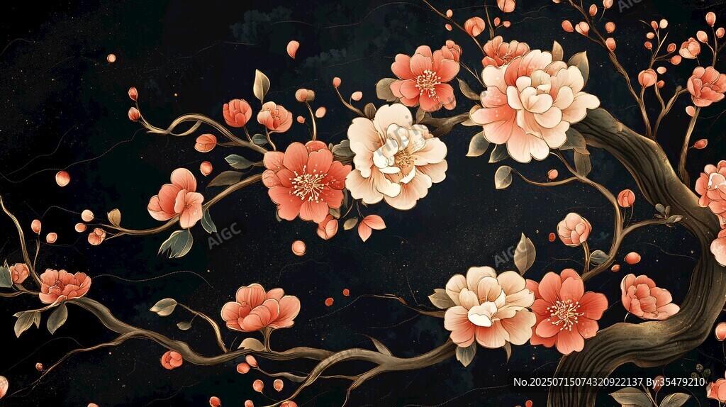 古典繁花圖