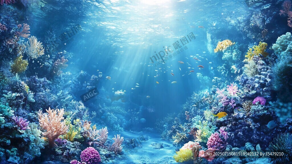 夢幻海底世界 多彩珊瑚景觀