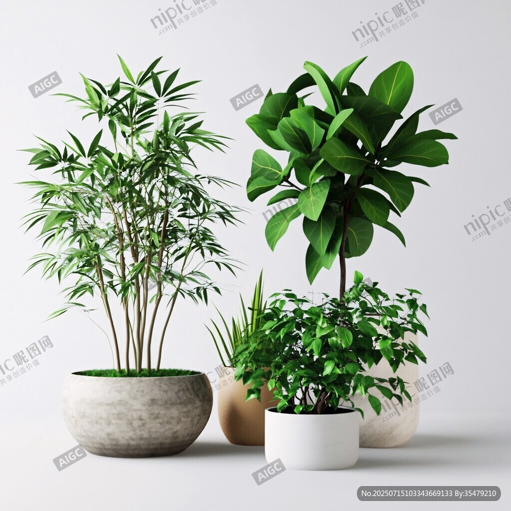 室內(nèi)綠植組合 清新自然風(fēng)