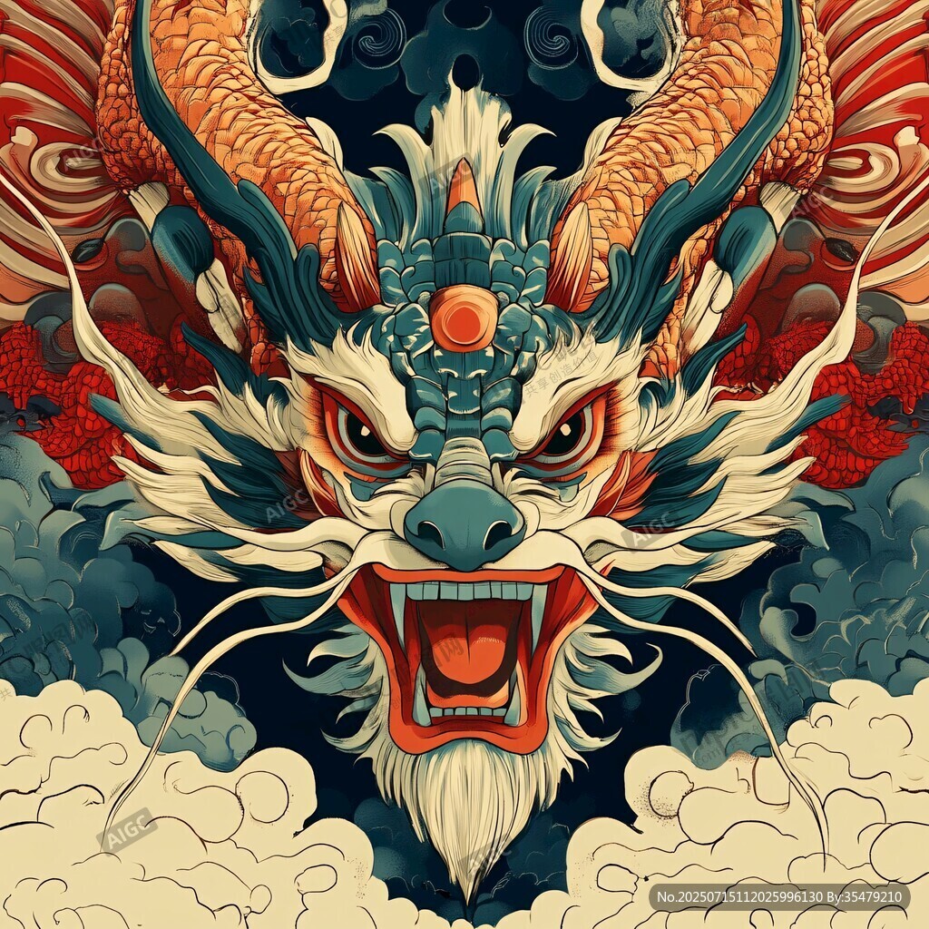 中式龍首 傳統(tǒng)神秘意象