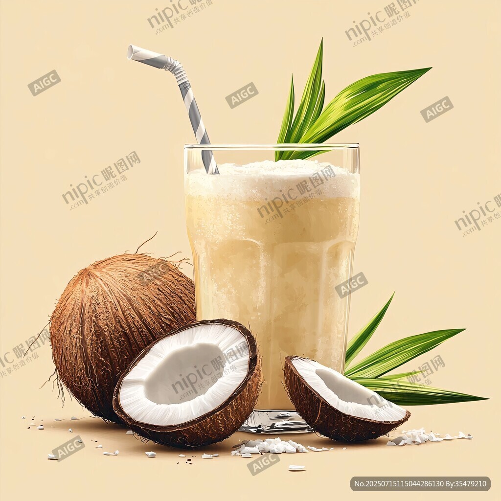 椰香奶飲 開啟清爽一刻