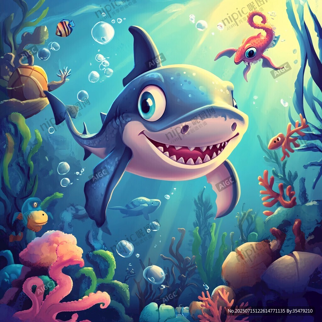 歡樂鯊魚的海底奇妙世界