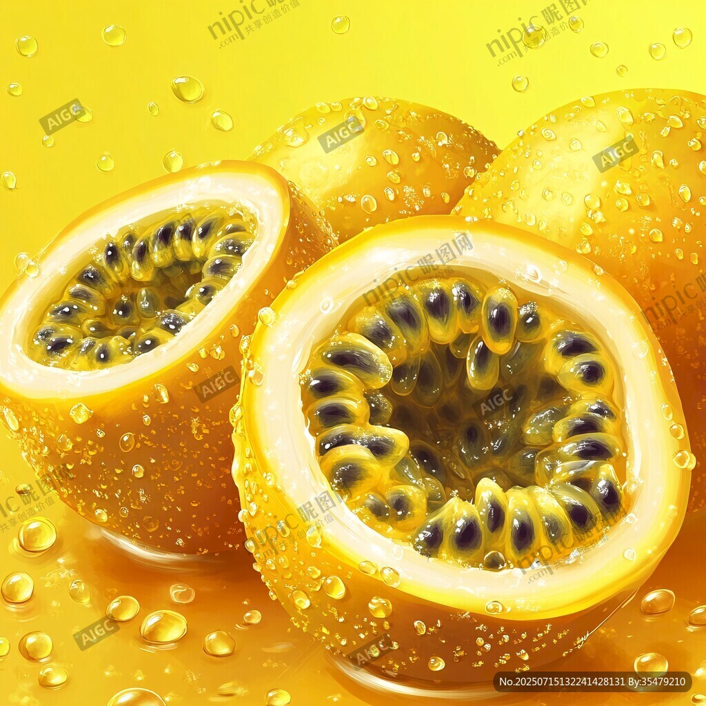 黃金百香果 水潤(rùn)多汁超誘人