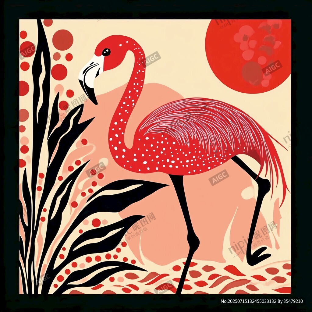 火烈鳥(niǎo)的奇幻自然之景