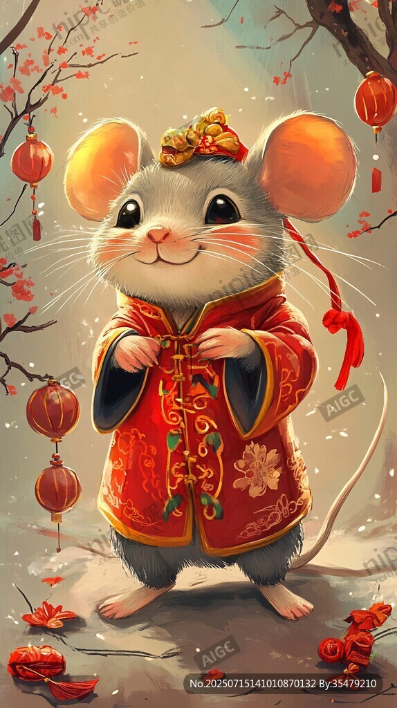 喜慶小鼠賀新春